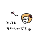 おかっぱ少女の日常会話（個別スタンプ：9）
