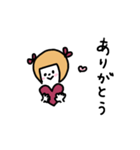 おかっぱ少女の日常会話（個別スタンプ：12）