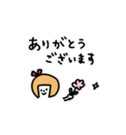 おかっぱ少女の日常会話（個別スタンプ：16）