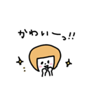 おかっぱ少女の日常会話（個別スタンプ：23）