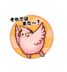 インコのアヤネのスタンプ（個別スタンプ：9）