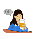 彼女の日常言語（個別スタンプ：7）