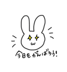 ゆるっとうさぎ夜勤のおしごと（個別スタンプ：5）