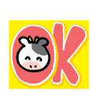 普段使える！かわいい牛のも～ちゃん（個別スタンプ：23）
