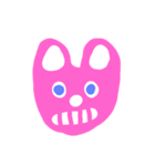 とけてるうさぎ（個別スタンプ：1）