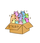 箱に入ったねこ（個別スタンプ：13）