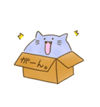 箱に入ったねこ（個別スタンプ：18）