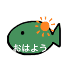 ゆるいおさかなスタンプ（個別スタンプ：1）