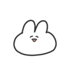 うさちゃんのかお 2（個別スタンプ：7）