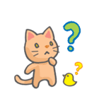 かわいい！ラクガキねこスタンプ（個別スタンプ：4）