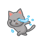 かわいい！ラクガキねこスタンプ（個別スタンプ：10）
