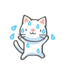 かわいい！ラクガキねこスタンプ（個別スタンプ：13）