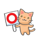 かわいい！ラクガキねこスタンプ（個別スタンプ：25）