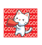 かわいい！ラクガキねこスタンプ（個別スタンプ：28）