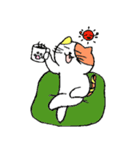自由気ままな猫とほのぼのライフ（個別スタンプ：1）