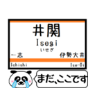 三重 名松線 参宮線 駅名 今まだこの駅です（個別スタンプ：6）