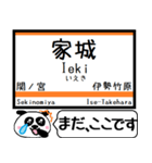 三重 名松線 参宮線 駅名 今まだこの駅です（個別スタンプ：10）