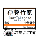 三重 名松線 参宮線 駅名 今まだこの駅です（個別スタンプ：11）