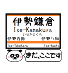 三重 名松線 参宮線 駅名 今まだこの駅です（個別スタンプ：12）