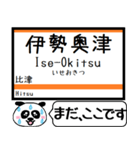 三重 名松線 参宮線 駅名 今まだこの駅です（個別スタンプ：15）