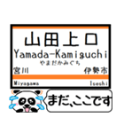 三重 名松線 参宮線 駅名 今まだこの駅です（個別スタンプ：20）