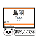 三重 名松線 参宮線 駅名 今まだこの駅です（個別スタンプ：26）