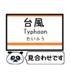 三重 名松線 参宮線 駅名 今まだこの駅です（個別スタンプ：38）