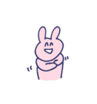のんびりうさぎとくま（個別スタンプ：14）