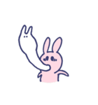 のんびりうさぎとくま（個別スタンプ：34）