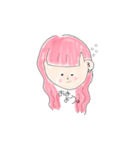 女の子時々違うやつ（個別スタンプ：1）