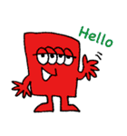 Colorful Funny Aliens（個別スタンプ：1）