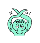 Colorful Funny Aliens（個別スタンプ：10）