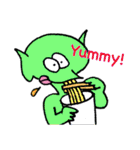 Colorful Funny Aliens（個別スタンプ：18）