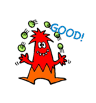 Colorful Funny Aliens（個別スタンプ：19）