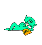 Colorful Funny Aliens（個別スタンプ：26）