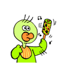 Colorful Funny Aliens（個別スタンプ：34）