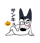 お犬のオン君(ハロウィン編)（個別スタンプ：12）