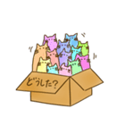 箱にはいったねこ（個別スタンプ：13）