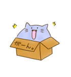 箱にはいったねこ（個別スタンプ：18）