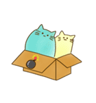 箱にはいったねこ（個別スタンプ：22）