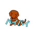 ダックスフントの言葉スタンプ（個別スタンプ：15）