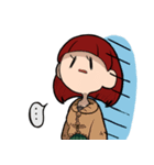女の子スタンプ（お仕事）（個別スタンプ：3）