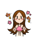 女の子スタンプ（お仕事）（個別スタンプ：11）