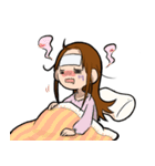 女の子スタンプ（お仕事）（個別スタンプ：13）