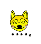 黄色い変な柴犬が毎日挨拶（個別スタンプ：24）