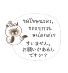 タイ語日本語のツーリスト会話、女性用 #1（個別スタンプ：13）