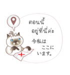 タイ語日本語のツーリスト会話、女性用 #1（個別スタンプ：17）