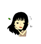 女の子用スタンプ♥恋する乙女編（個別スタンプ：1）