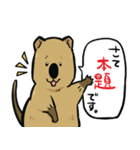 日常系クアッカワラビー（個別スタンプ：25）