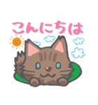 かわいい！ラクガキねこスタンプ♪第3弾（個別スタンプ：1）